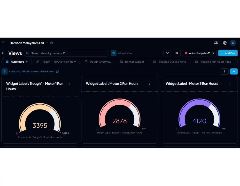 Pump and motor monitoring platform providing real-time alerts, predictive maintenance notifications, and historical performance reports.
