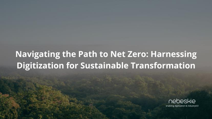 Navigating the Path to Net Zero: Harnessing Digitization for Sustainable Transformation