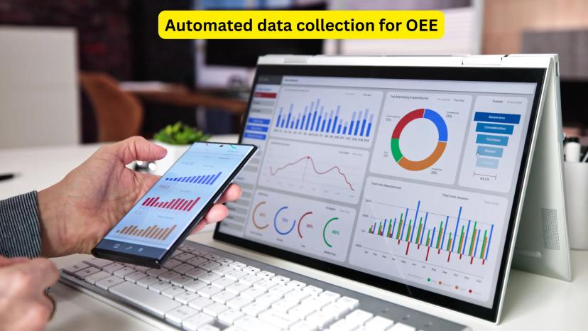 How can OEE software automate data collection from different machines